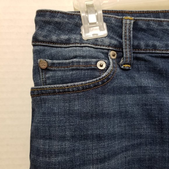 Lucky Brand jeans 8/29 Lolita Capri denim whiskered cropped stretch - Picture 3 of 15